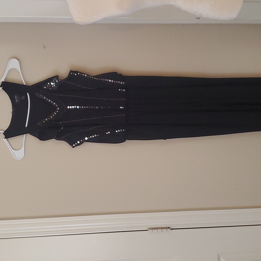 Black Nicole miller XS Evening Pantsuit